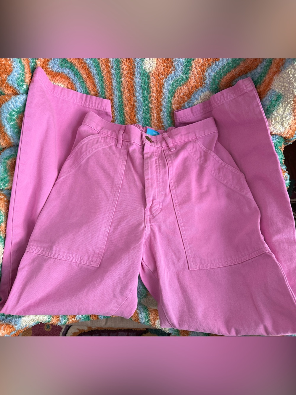 Big Bud Press Pants Bubblegum Pink Cotton Work Pants XS - Picture 4 of 5